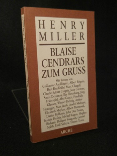 Blaise cendrars zum - blaise,