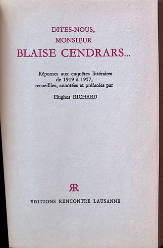 Dites nous monsieur - dites-nous,, blaise