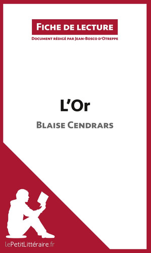 Blaise cendrars fiche - de,