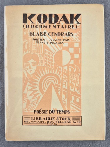 Blaise cendrars kodak - cendrars, "kodak"
