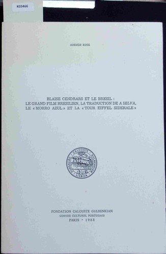 Blaise cendrars breseil - blaise,