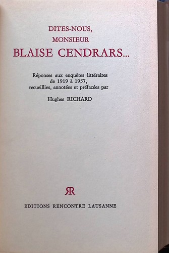 Dites nous monsieur - monsieur, blaise