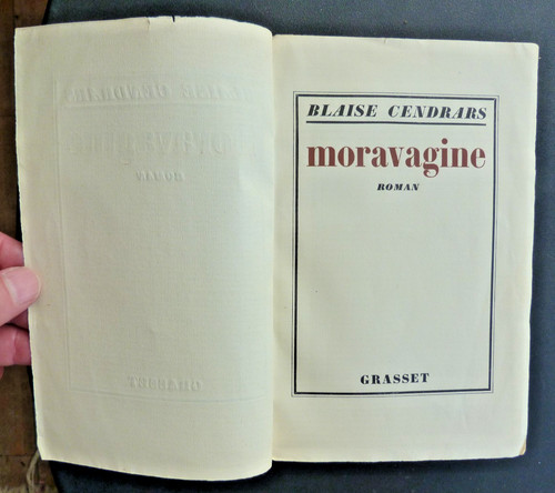 Blaise cendrars moravagine - cendrars,